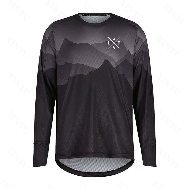Mountain Biking Stuff - Men's Motorcycle Lrga Jersey MTB BMX