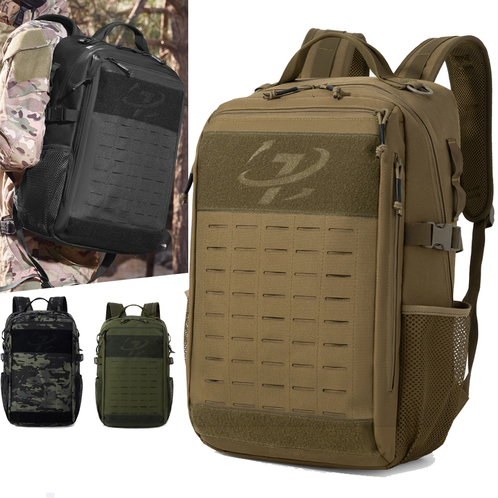 Mountain Biking Backpack - Climbing Backpack Outdoor Tactical Molle Bag