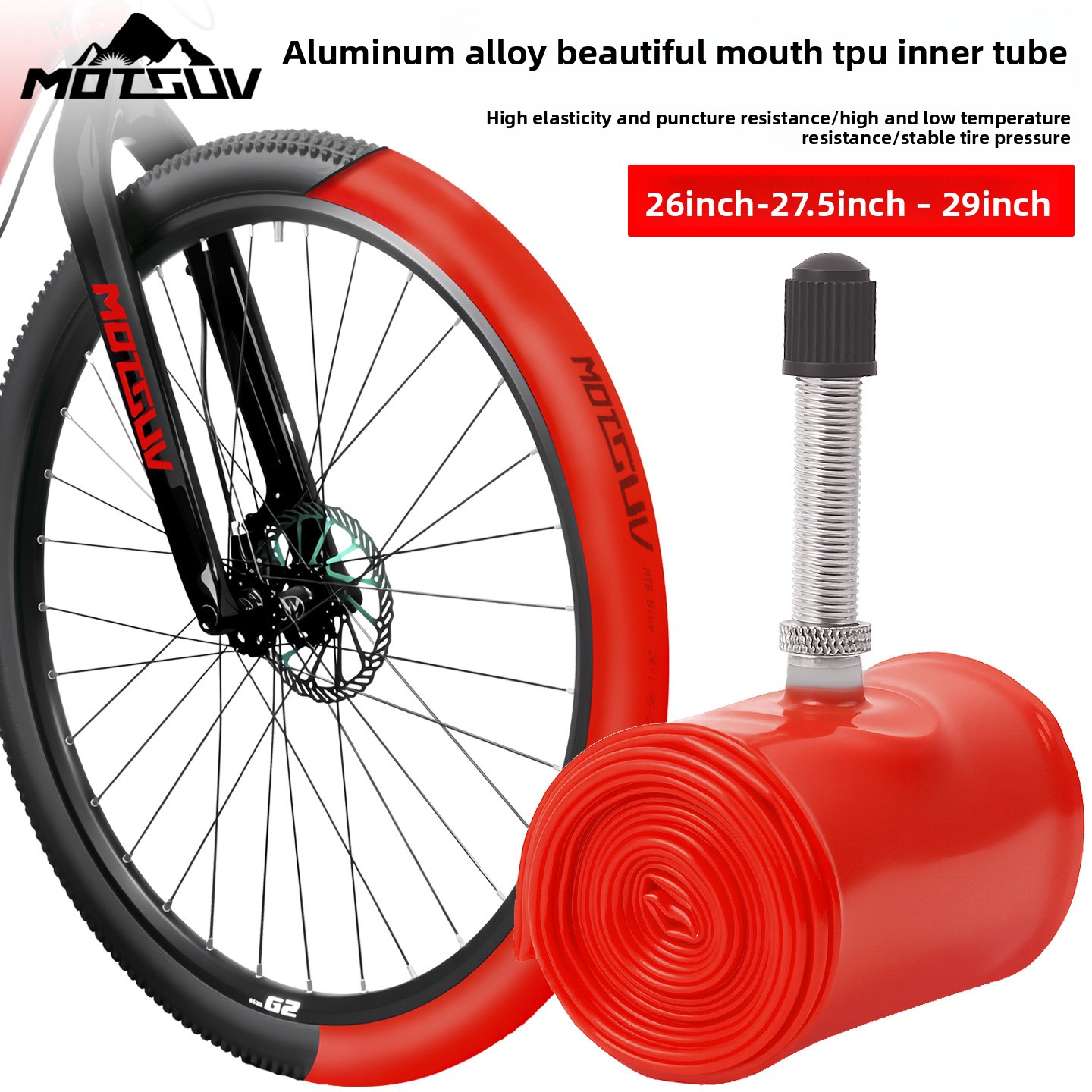 Mountain bike TPU inner tubes  - огляд і ціна Mountain Biking Tube