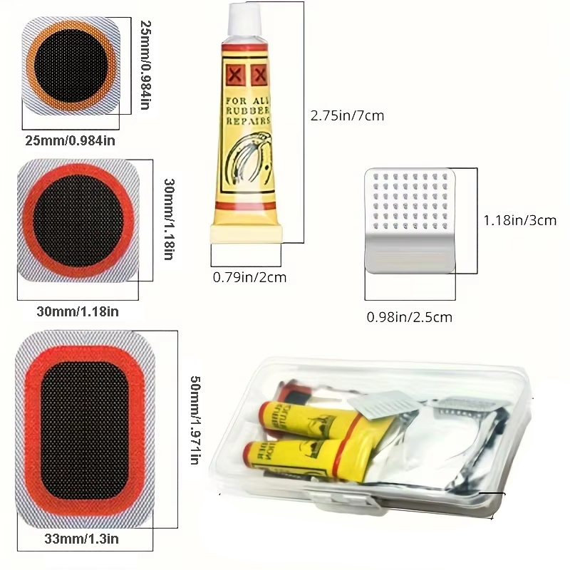 39pcs Bike Tire Repair Kit - B - огляд і ціна Mountain Biking Tube