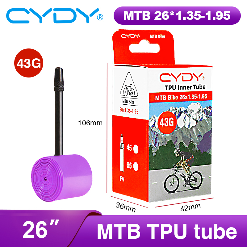 43g CYDY TPU Tube MTB 26 27.5  - огляд і ціна Mountain Biking Tube