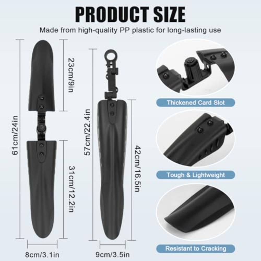Bike Mud Guard Set Front & Rea - огляд і ціна Mountain Biking Stuff