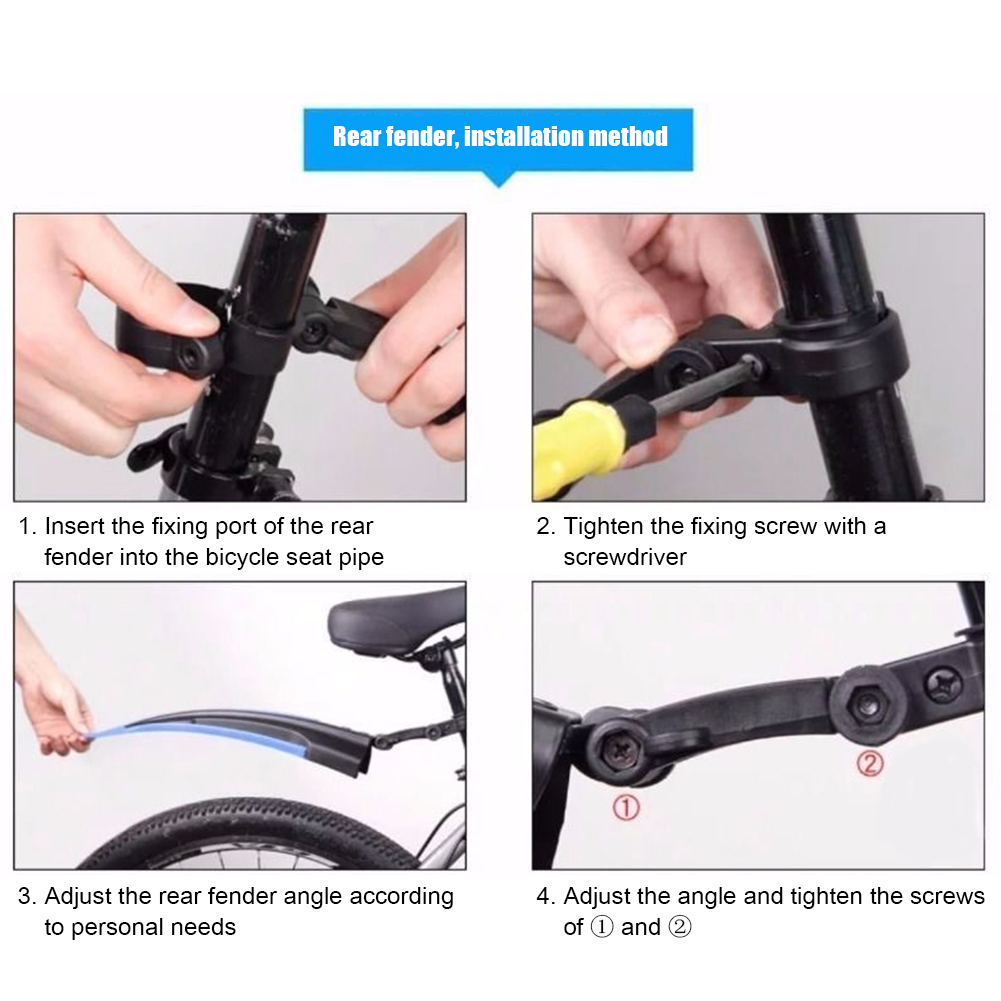 2Pcs Mountain Bike Mudguard Wi - огляд і ціна Mountain Biking Stuff