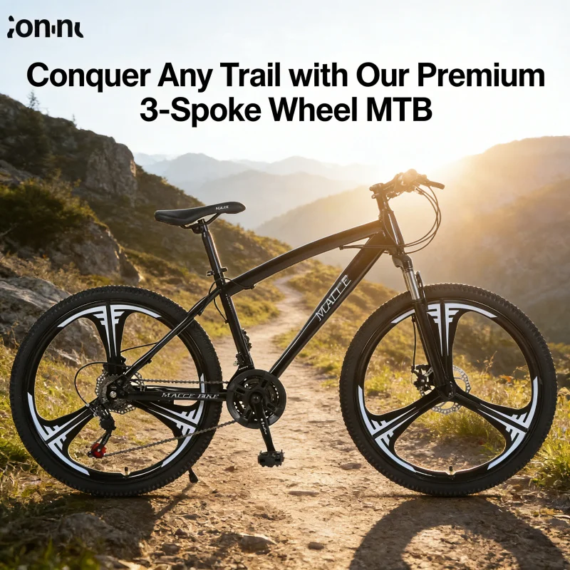 Black 24-inch Three-Knife Moun - огляд і ціна Mountain Biking Usa